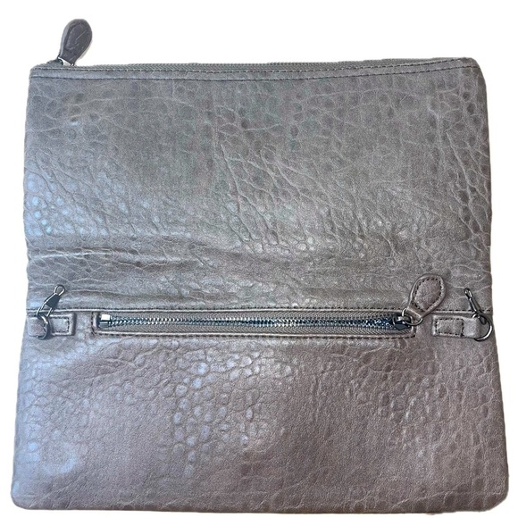 Urban Expressions Studded Foldover Clutch, Brown - Picture 1 of 13